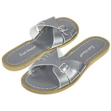 Salt-Water Classic Slide ciabatte donna peltro cuoio
