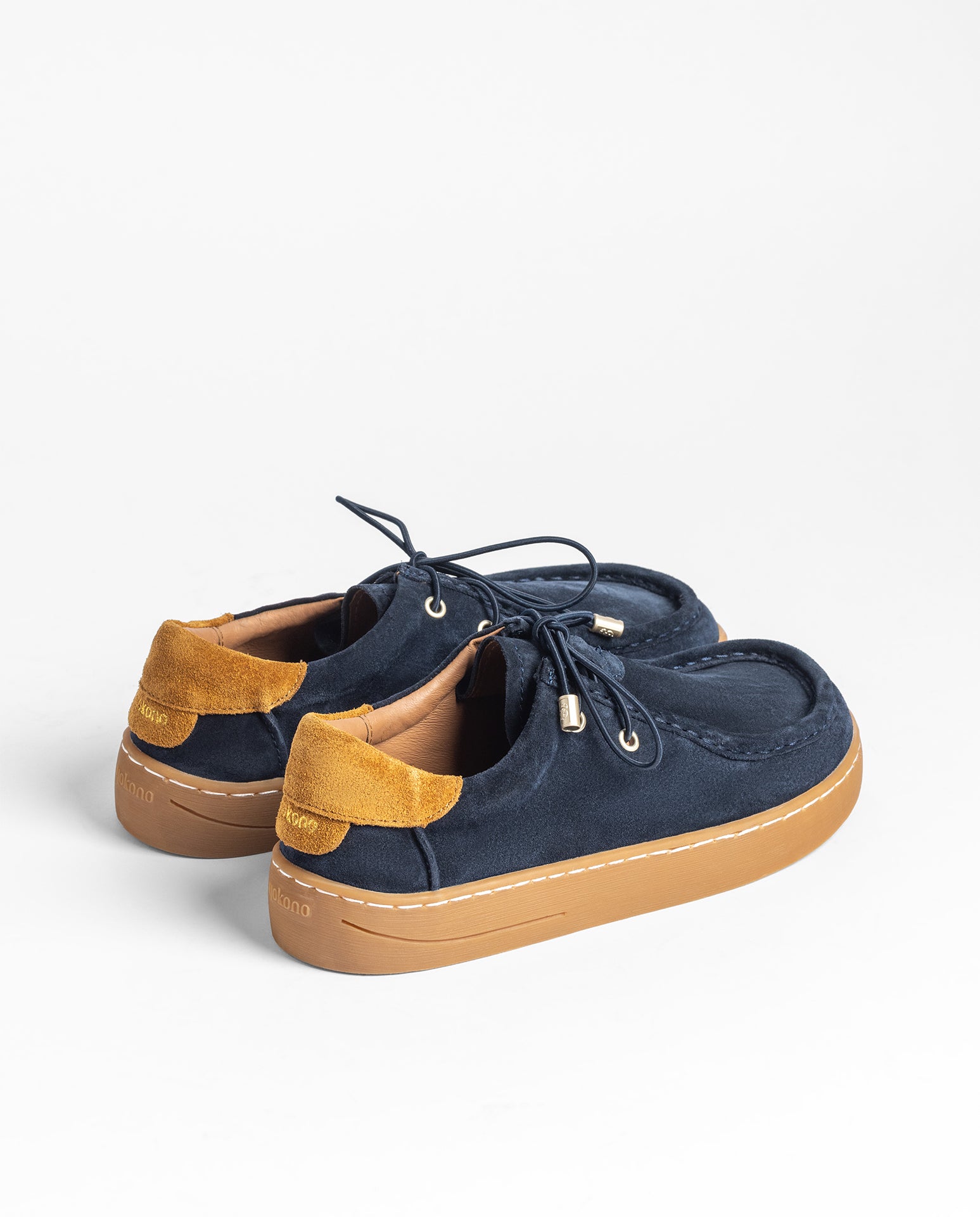 Yokono Dakar-260 scarpe basse donna blu marino camoscio