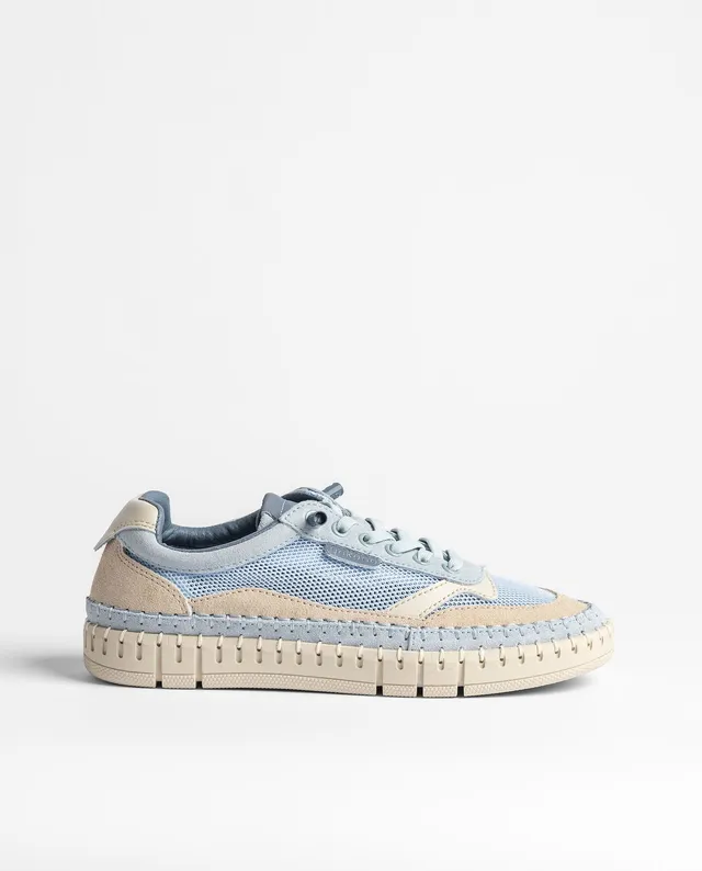 Yokono Flow-104 sneakers donna blu in pelle