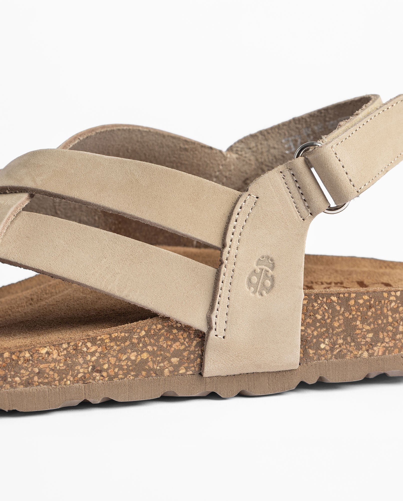 Yokono Jerba 263 sandali bassi donna beige in cuoio