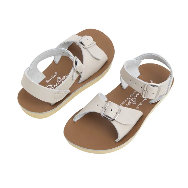 Salt-Water Surfer Stone sandali bambini cuoio impermeabile