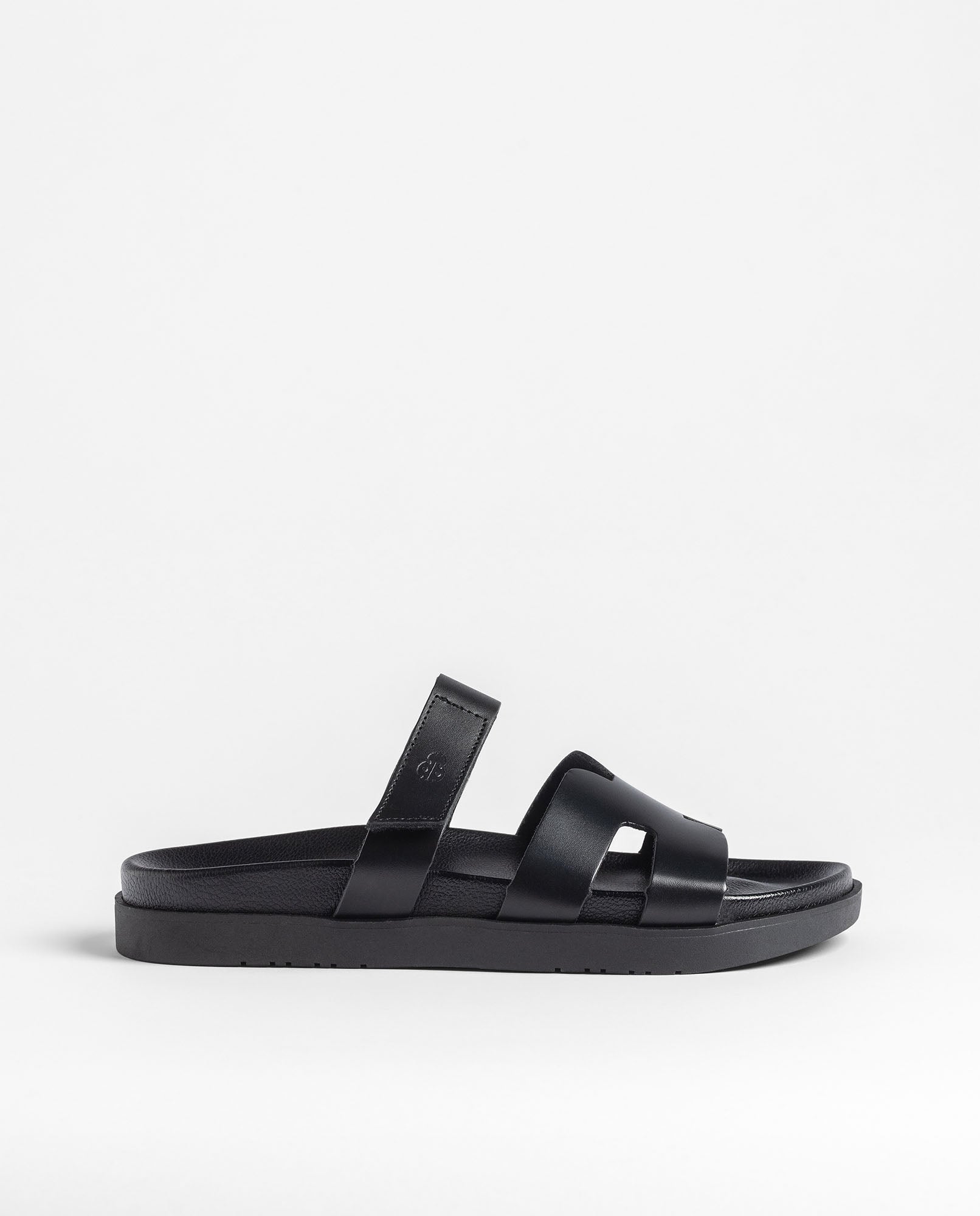 Yokono Morena-125 sandali bassi nero in pelle