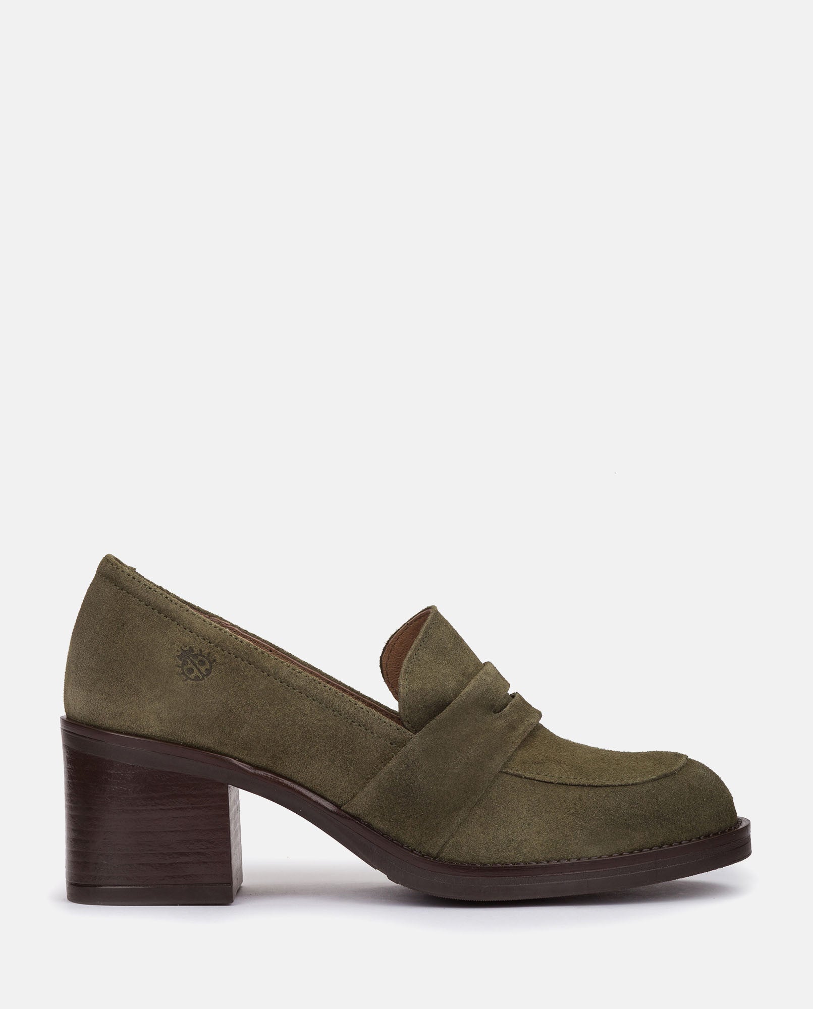 Yokono Landas-001 scarpe tacco verde pelle