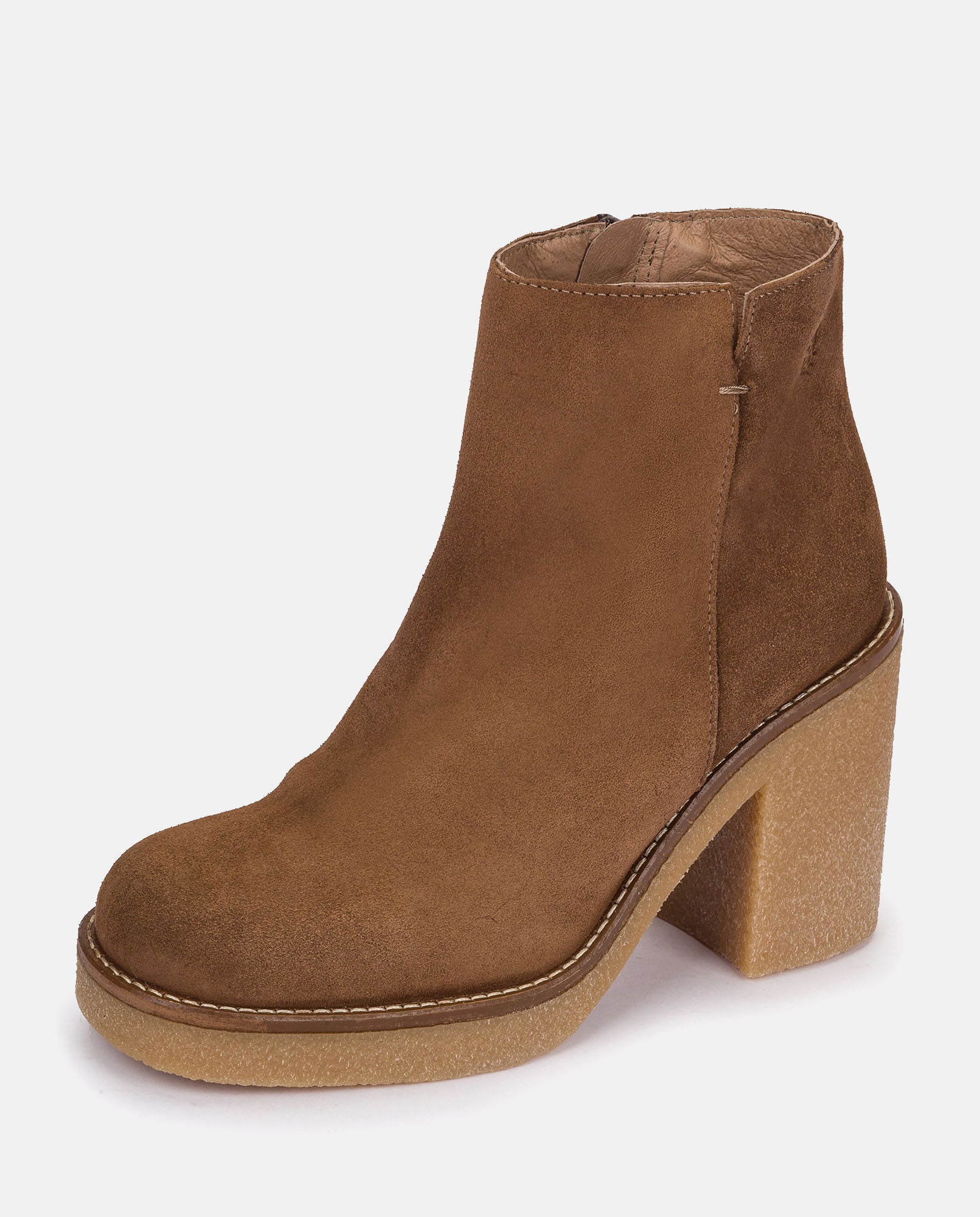 Yokono Gela 001 tronchetti donna marrone in pelle