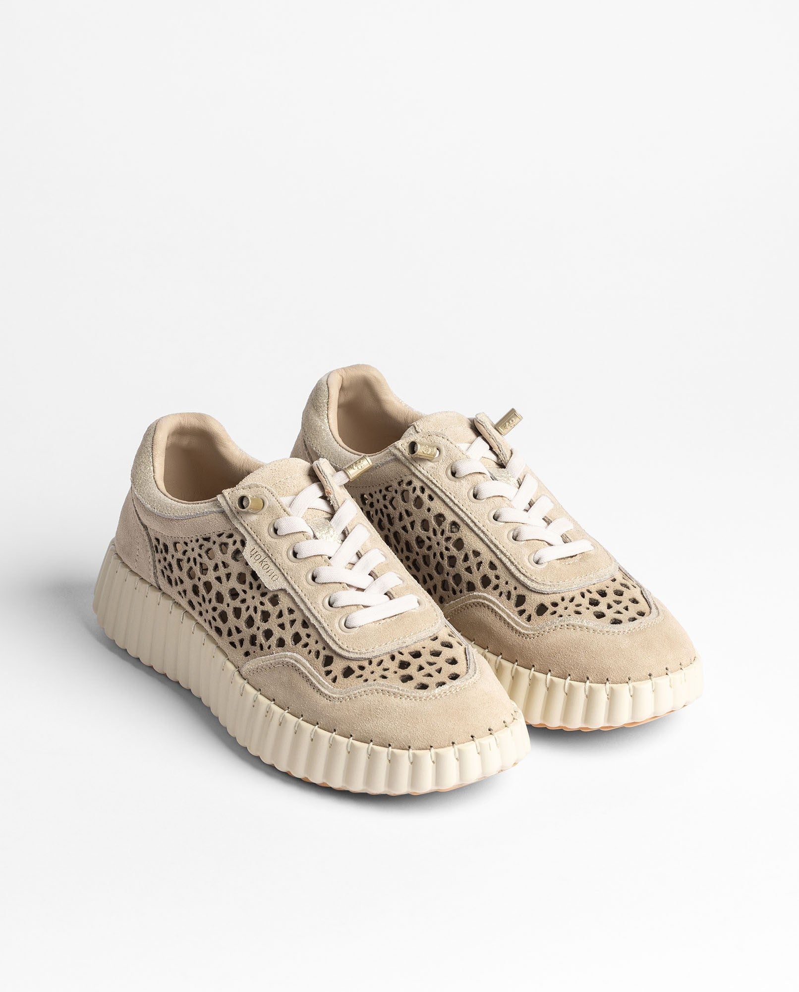 Yokono Vanna 100 sneakers donna oro traforate
