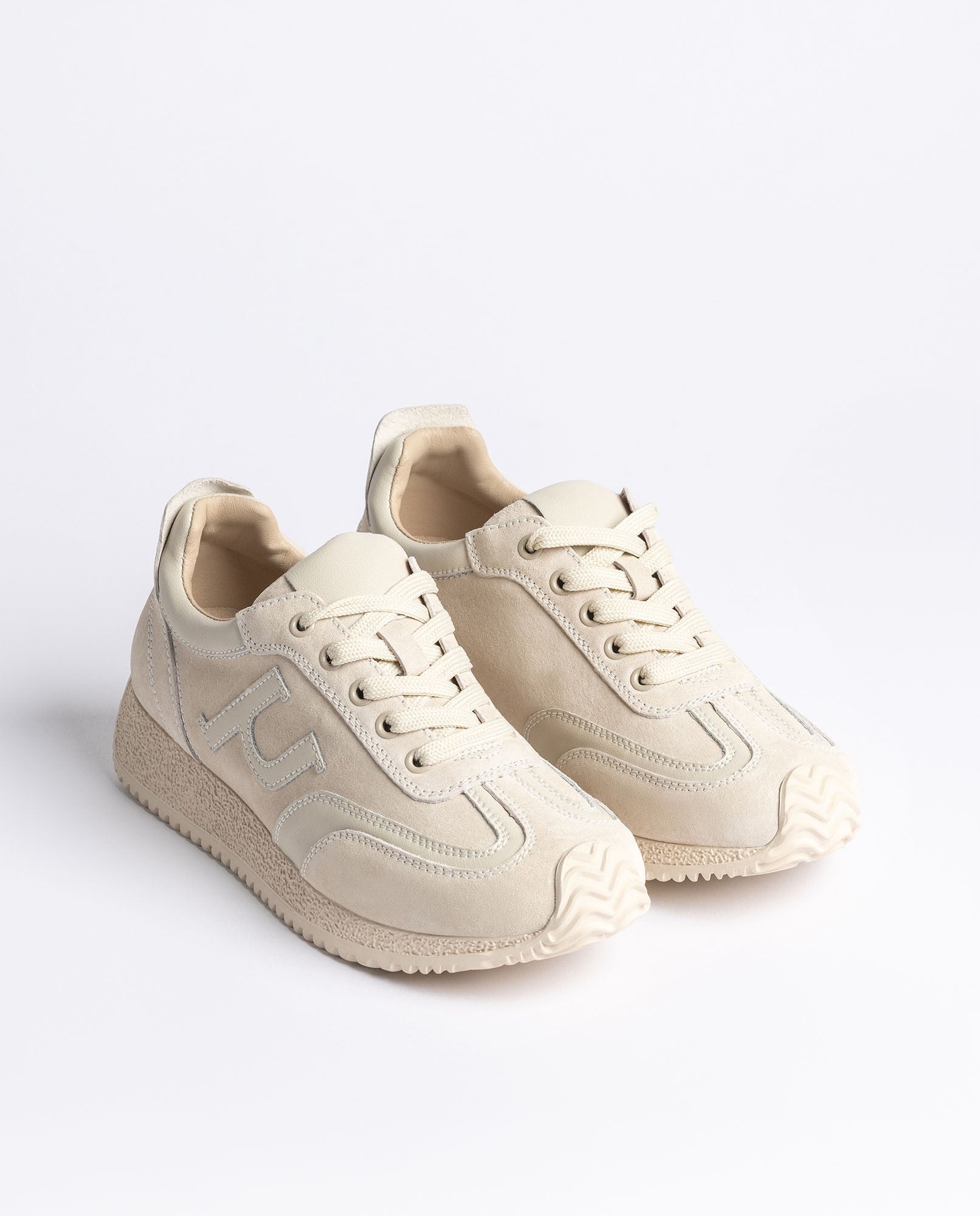 Yokono Guam-002 sneakers donna beige in pelle