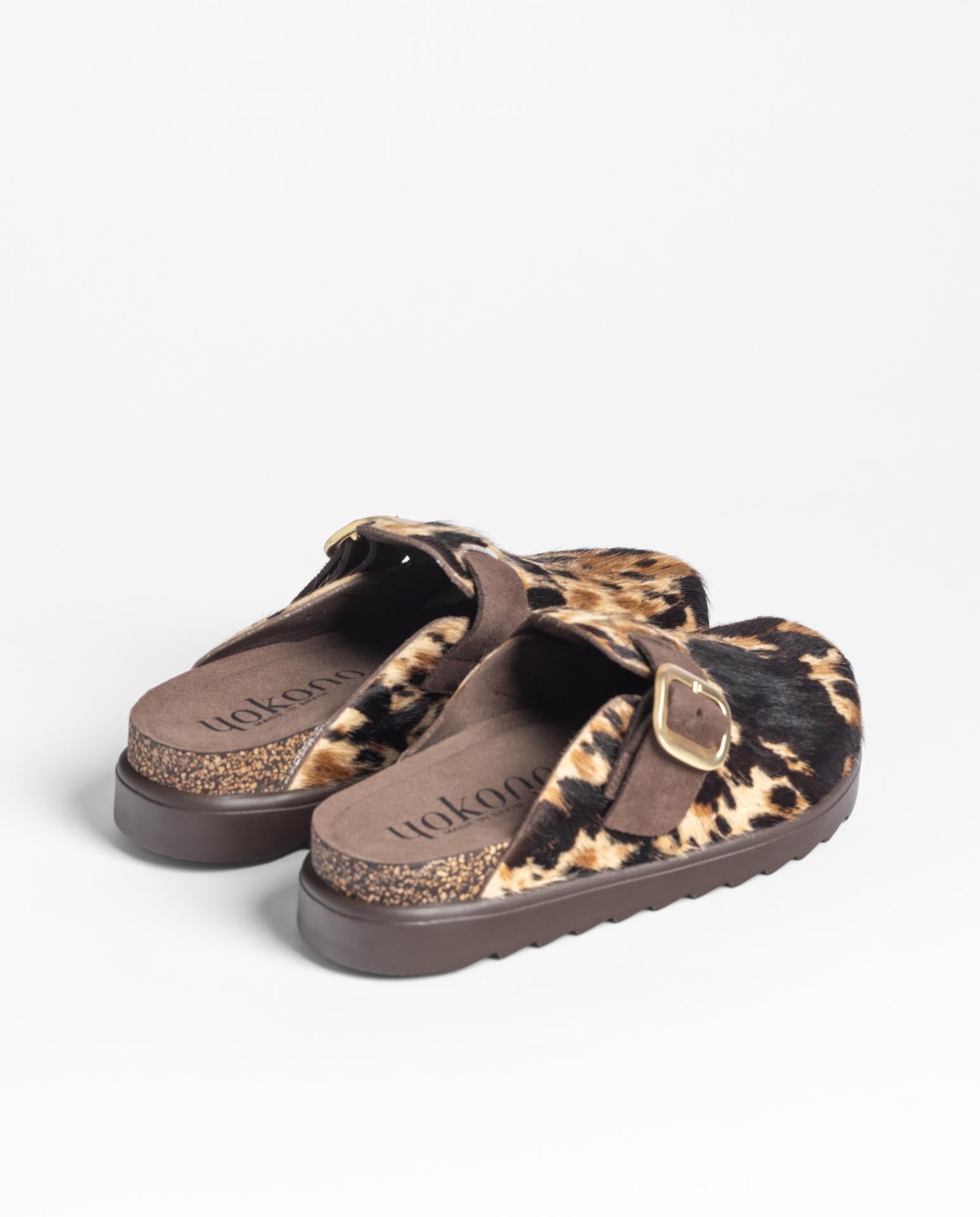 Yokono Tunez 654 zoccoli donna fantasia con fibbia