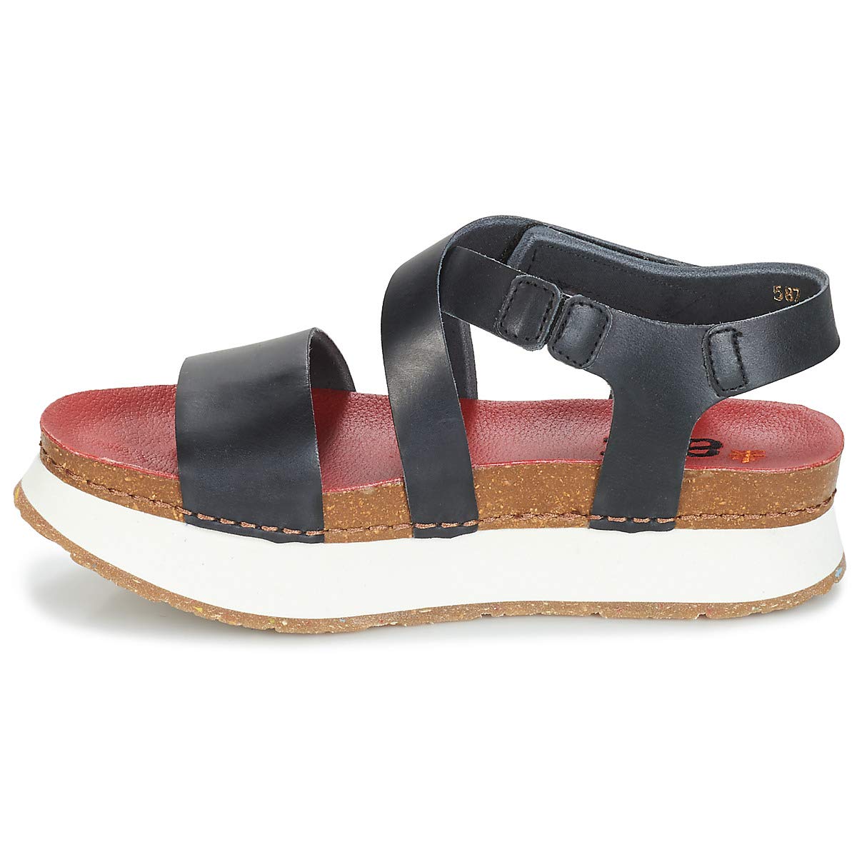 Art 0587 Mykonos sandali donna platform bio
