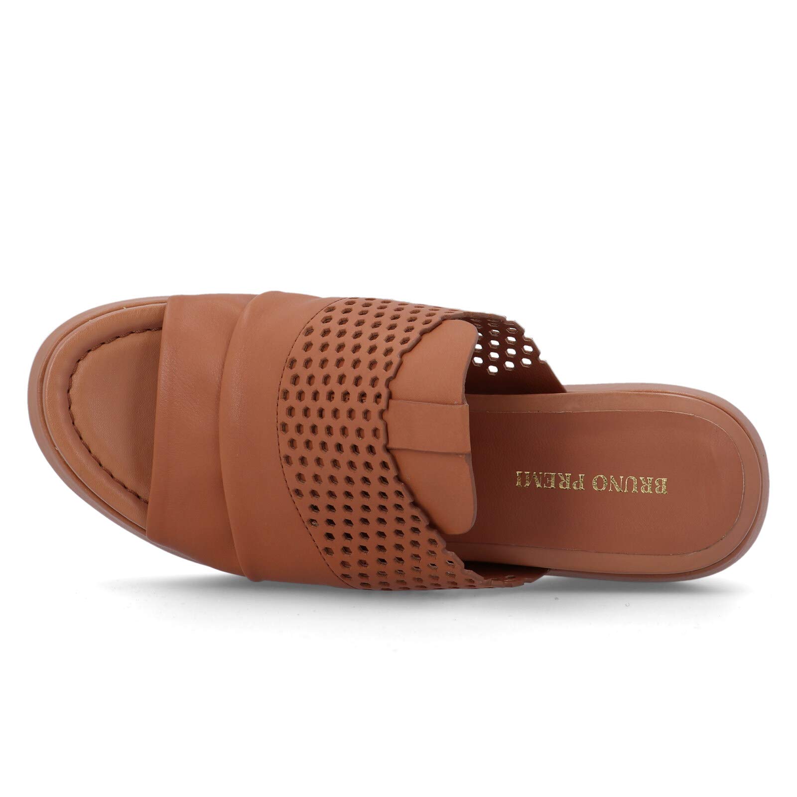 Bruno Premi Poly Cub BZ5101 zeppe marrone 39 in pelle