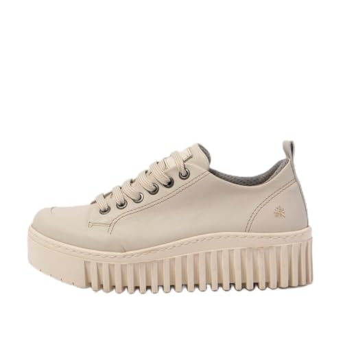 ART Brighton sneakers donna nero con plateau