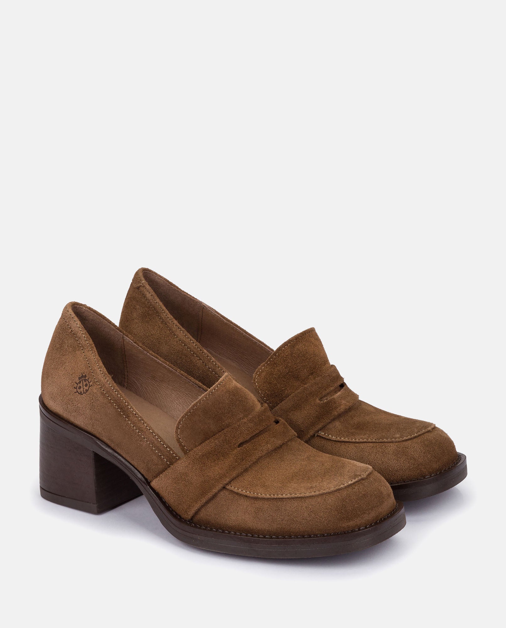 Yokono Landas-001 scarpe donna marroni tacco 6 cm