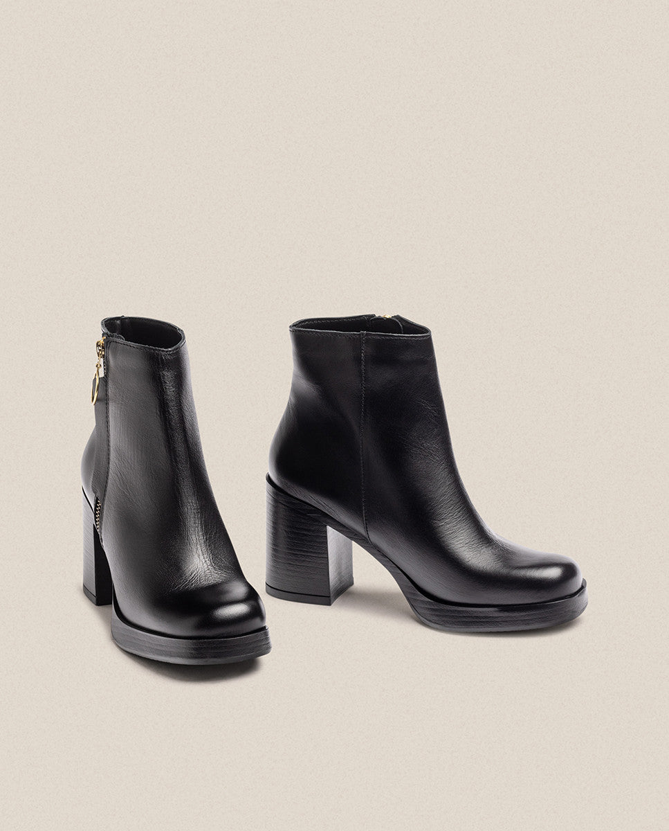 Yokono Kolin 007 stivaletti donna nero tacco 6 cm