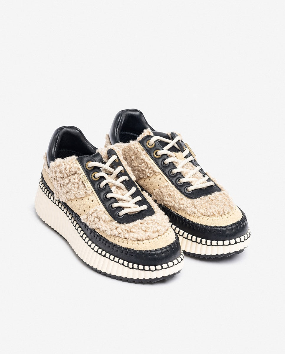 Yokono Clo 002 sneakers donna bianche in pelle