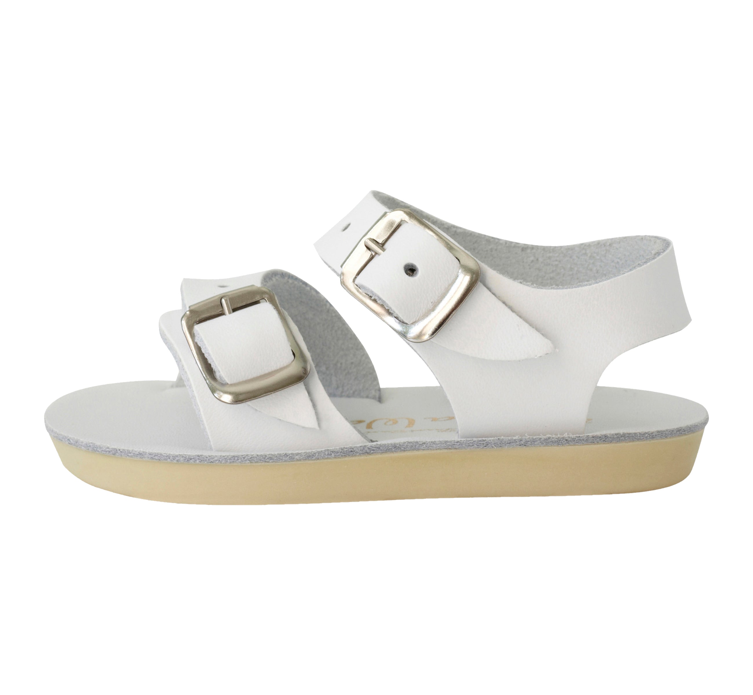 Salt-Water Seawee sandali bimbo bianchi in cuoio