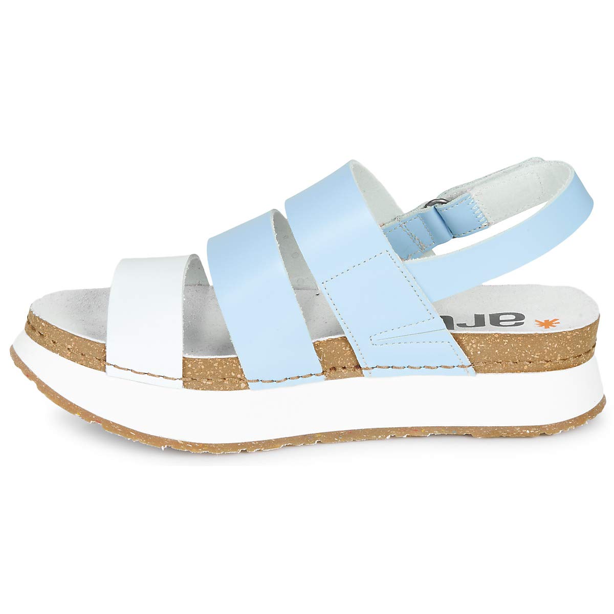 ART Mykonos sandali donna con zeppa bio