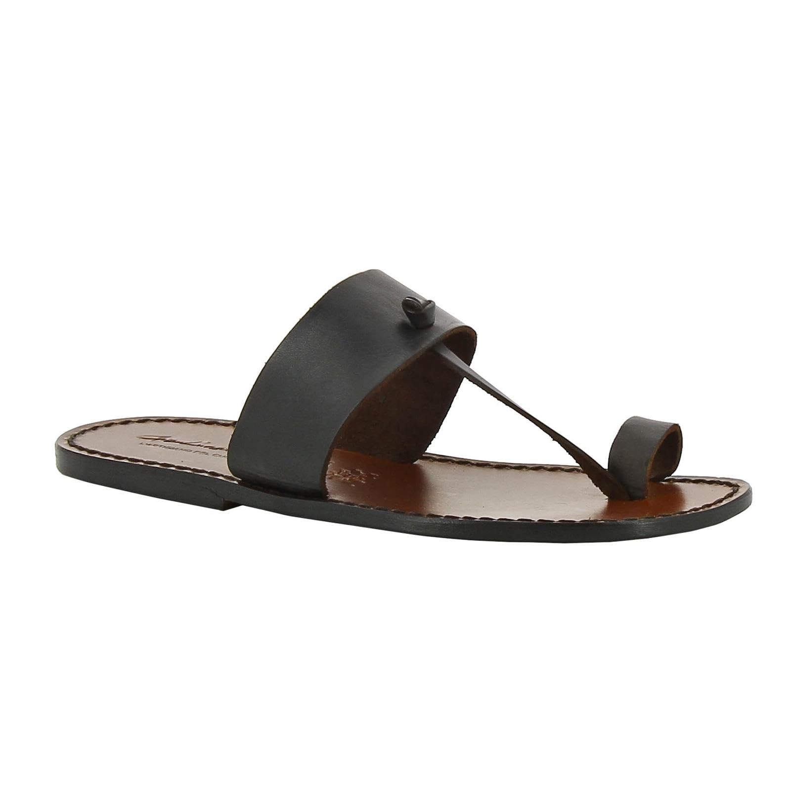 Gianluca Classica 554-U-CUOIO infradito uomo cuoio 44 EU vegetale