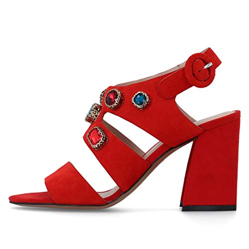 Bruno Premi PLU Jow BZ3801 sandali donna rosso EU 39 pelle