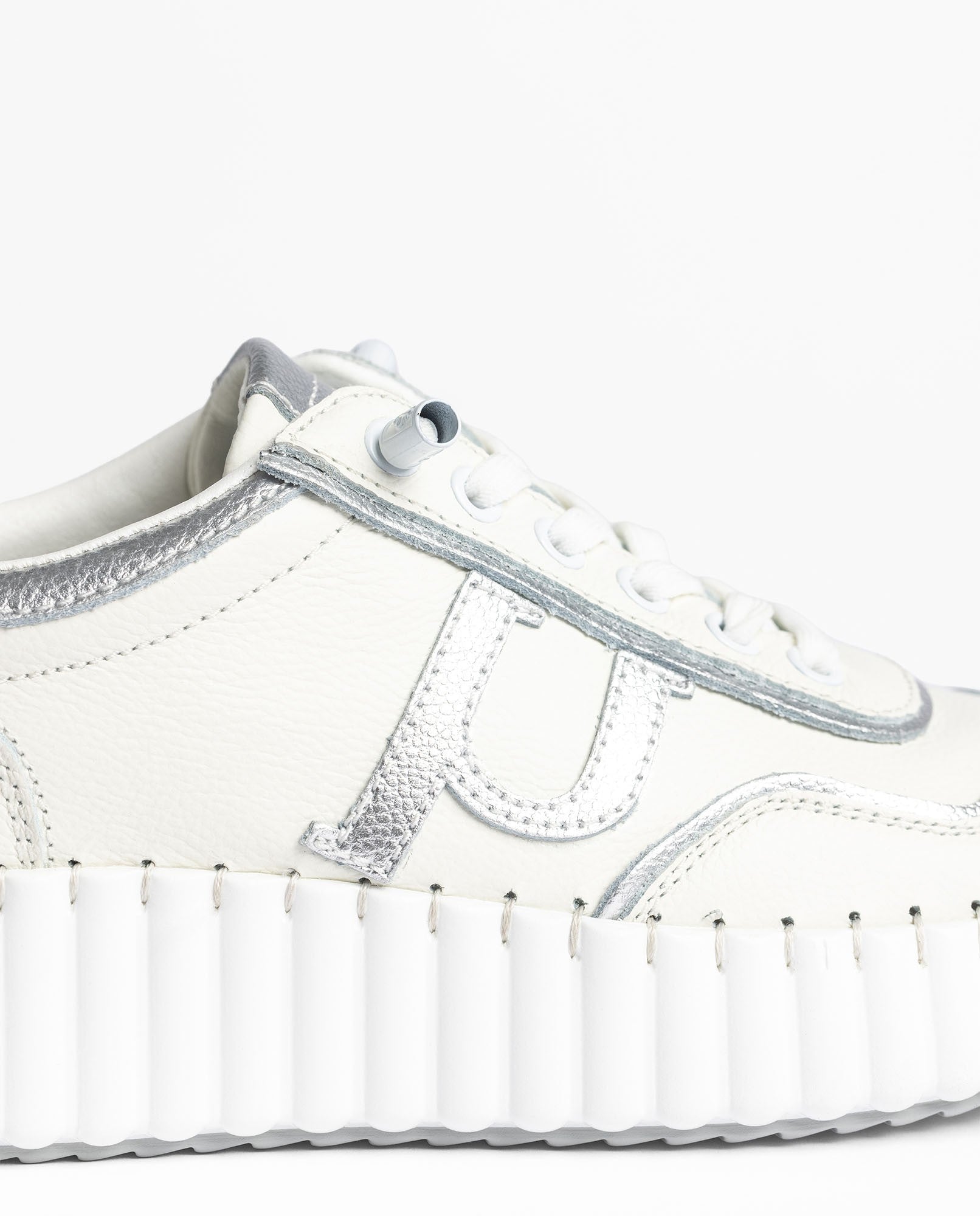Yokono Vanna-105 sneakers argento pelle traspiranti
