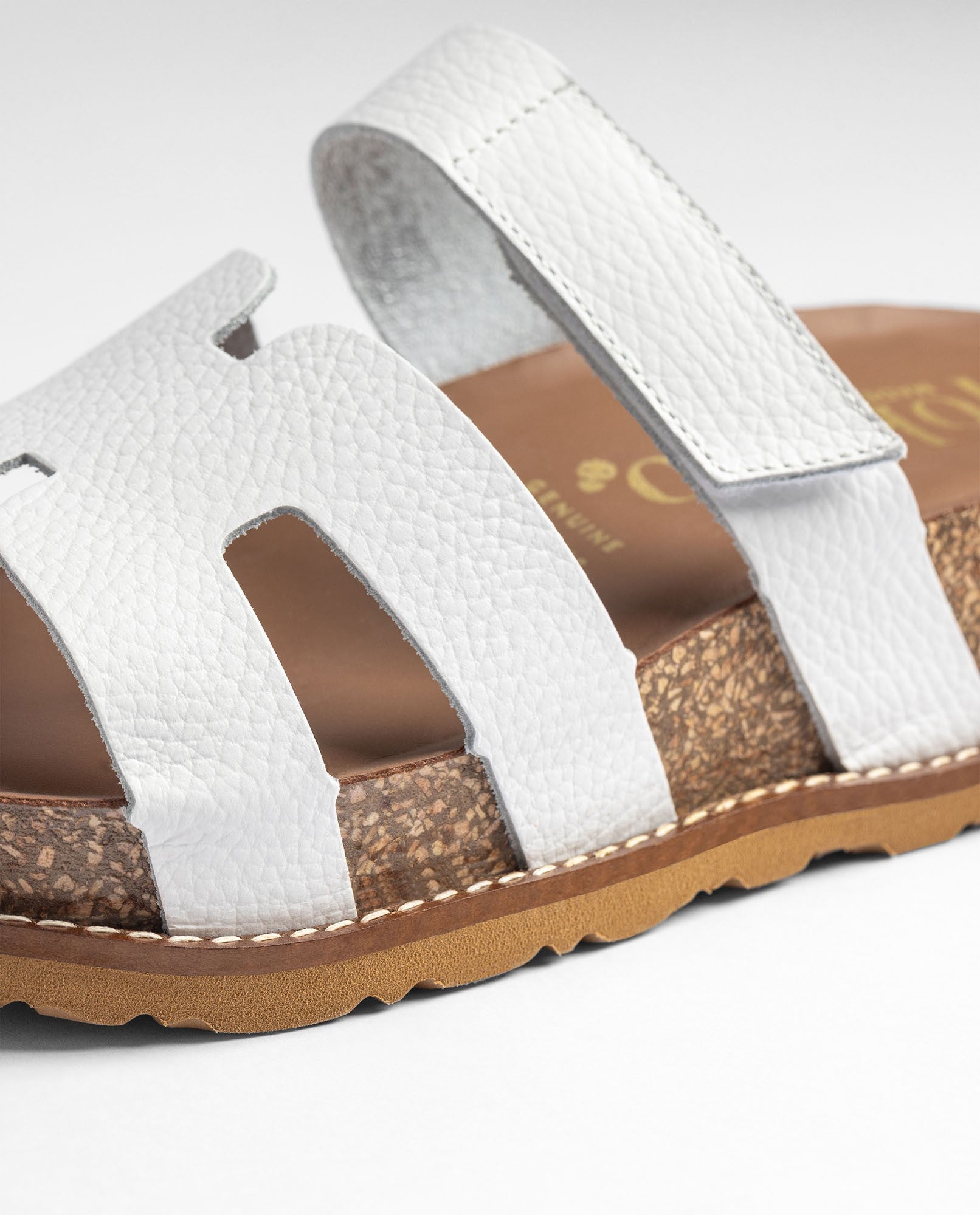 Yokono Oca 125 sandali donna bianco sughero plateau