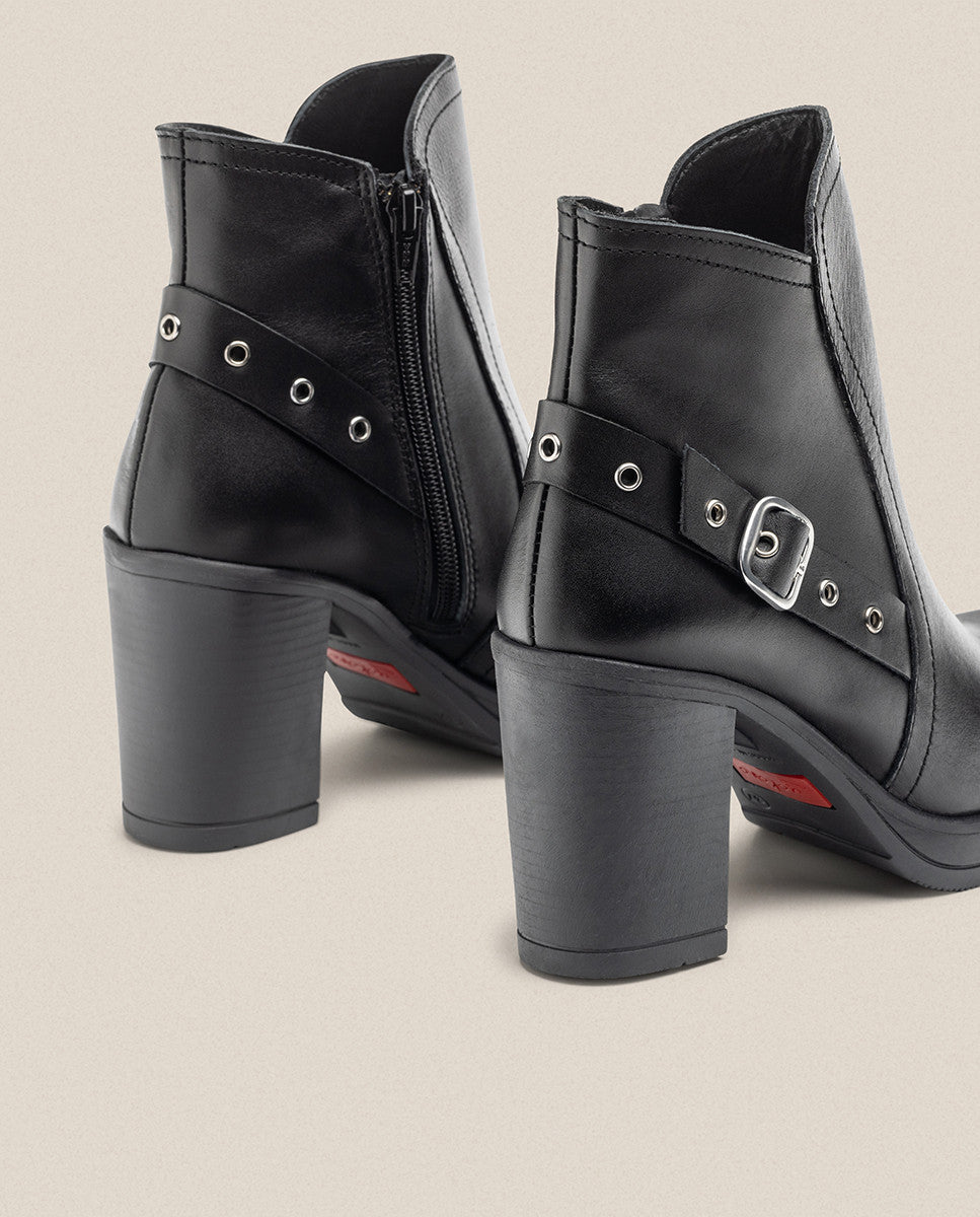 Yokono PILSEN-011 stivaletti donna nero tacco 9 cm