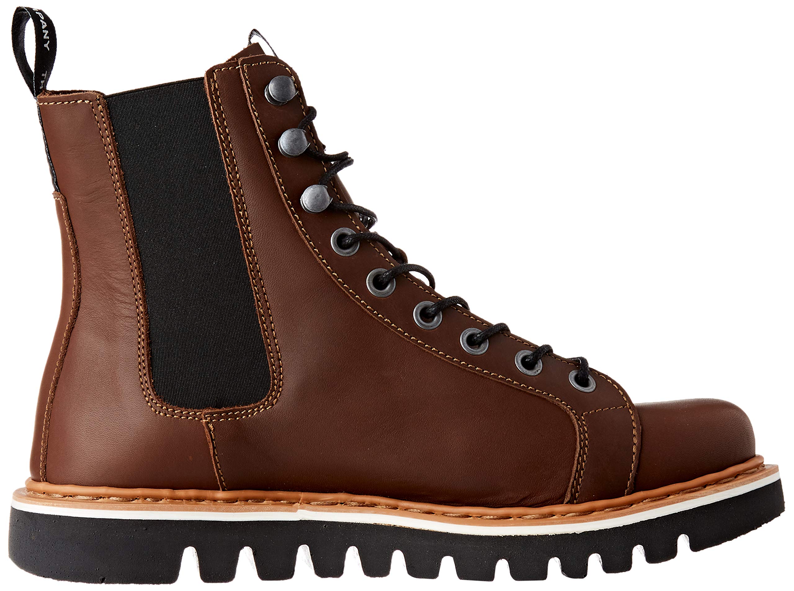 Art Toronto stivali unisex in pelle suola dentata