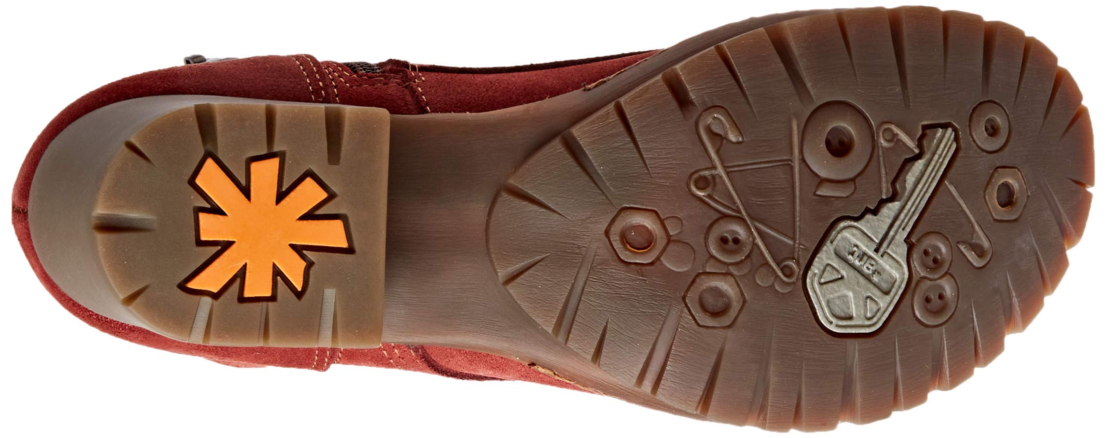 Art Candem mocassino donna con tacco e suola in gomma