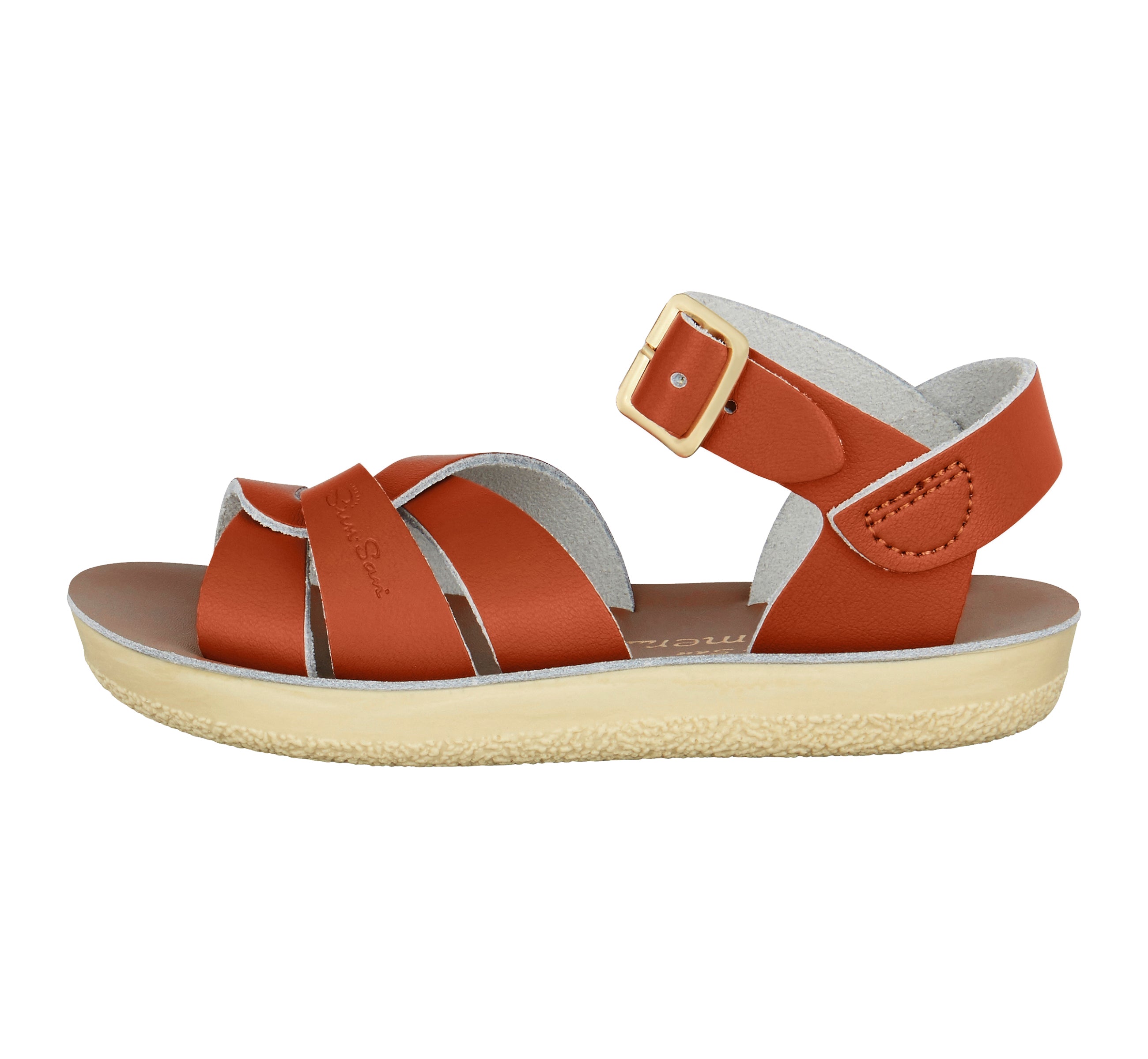 Salt-Water Swimmer Paprika sandali donna paprika in cuoio