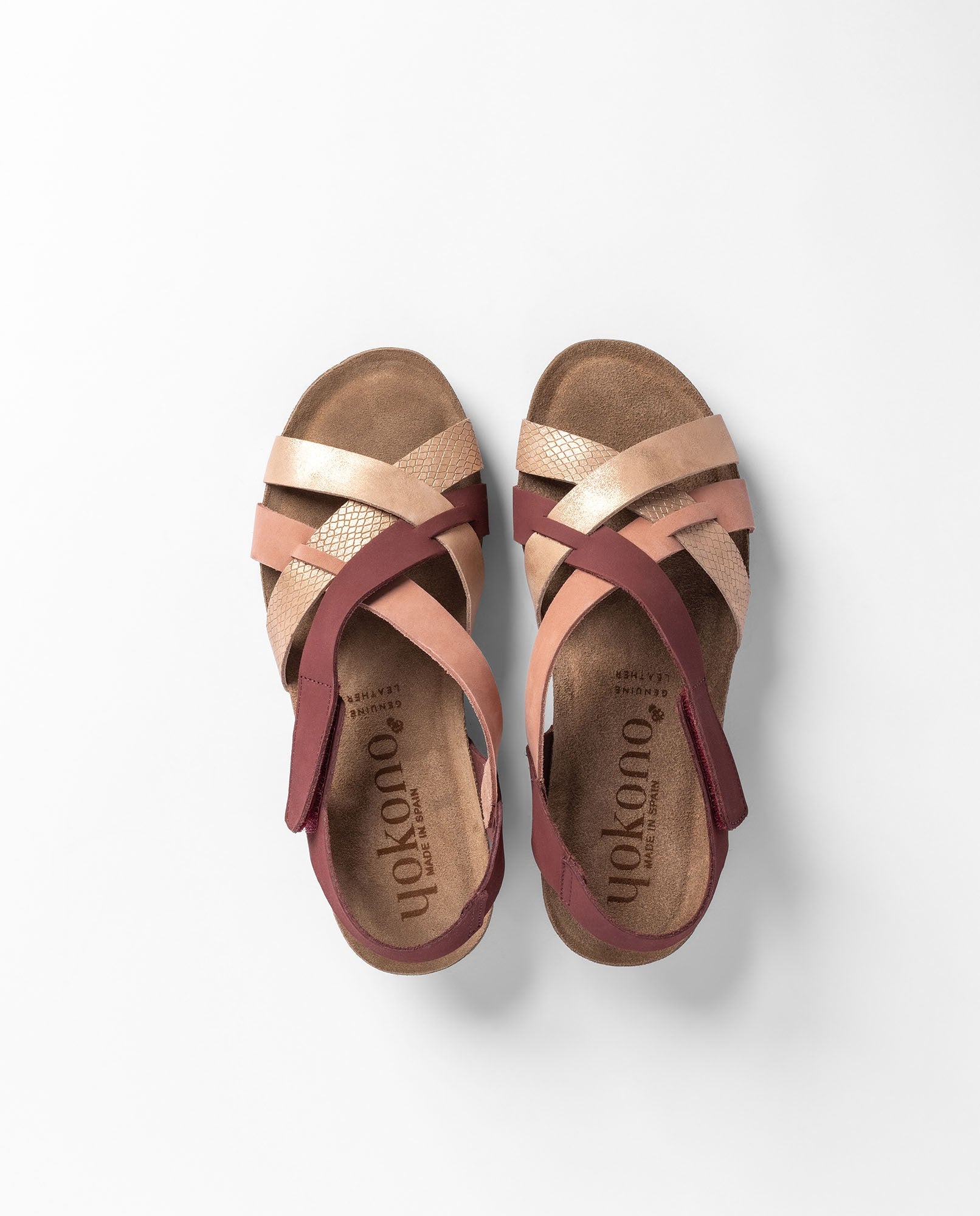 Yokono Monaco-263 zeppe donna multicolor sughero