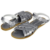 Salt-Water Retro sandali donna grigio peltro cuoio