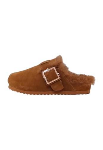 Colors of California Suede Furry Bio Closed Toe sabot nero 38 EU