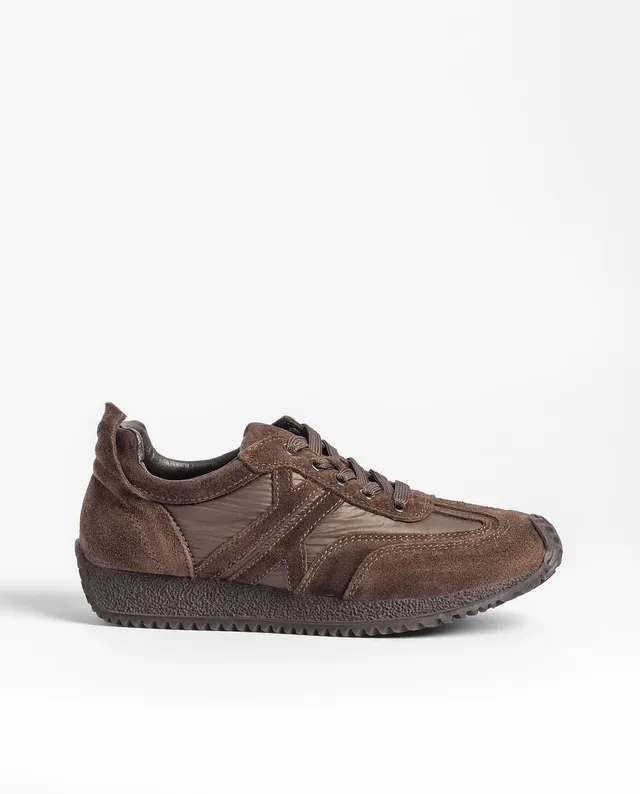 Yokono Guam 260 sneakers donna marrone scuro lacci