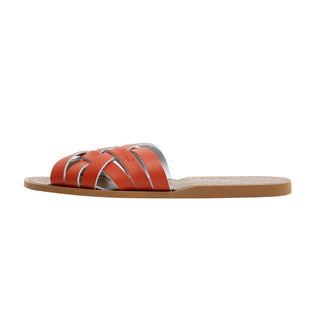 Salt-Water Retro Slide ciabatte donna paprika in cuoio