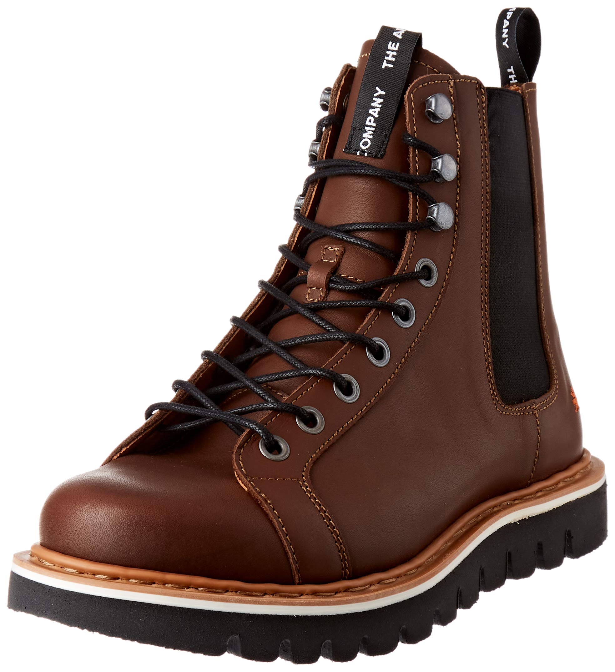 Art Toronto stivali unisex in pelle suola dentata