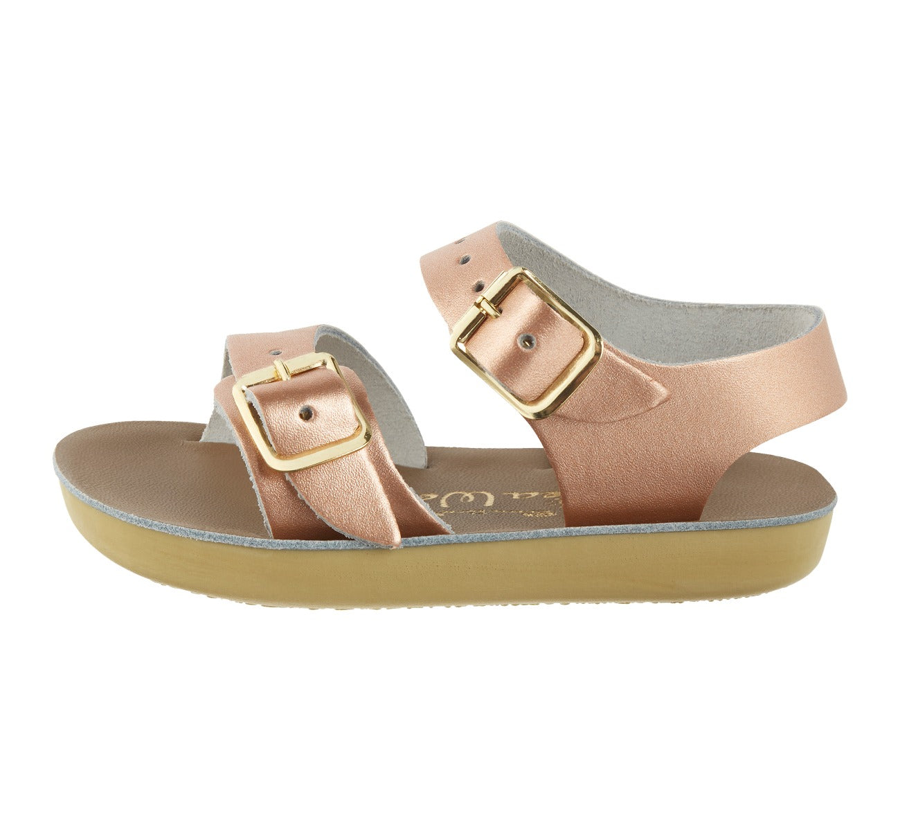 Salt-Water Sandals Seawee sandali bimbi oro rosa impermeabile