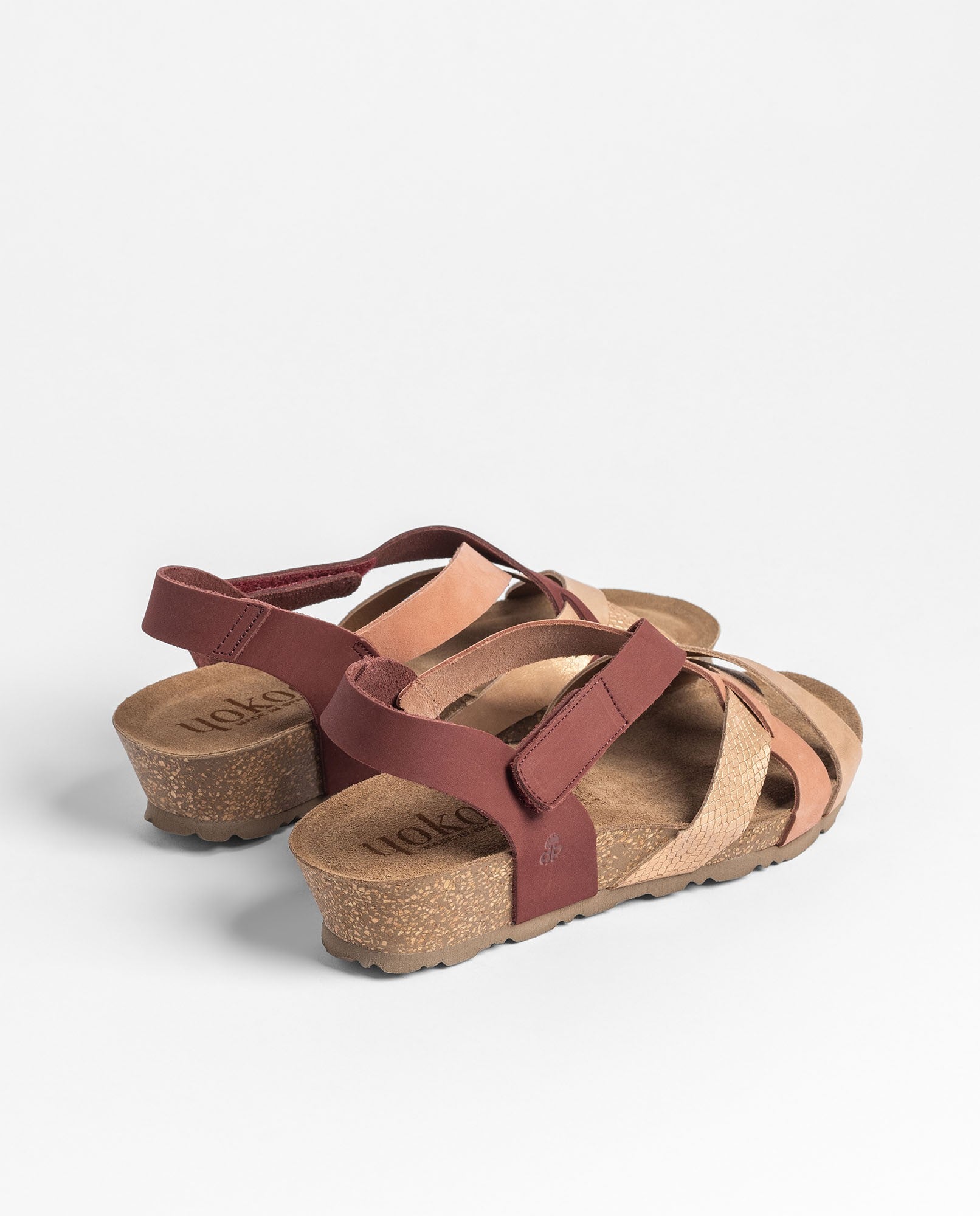 Yokono Monaco-263 zeppe donna multicolor sughero