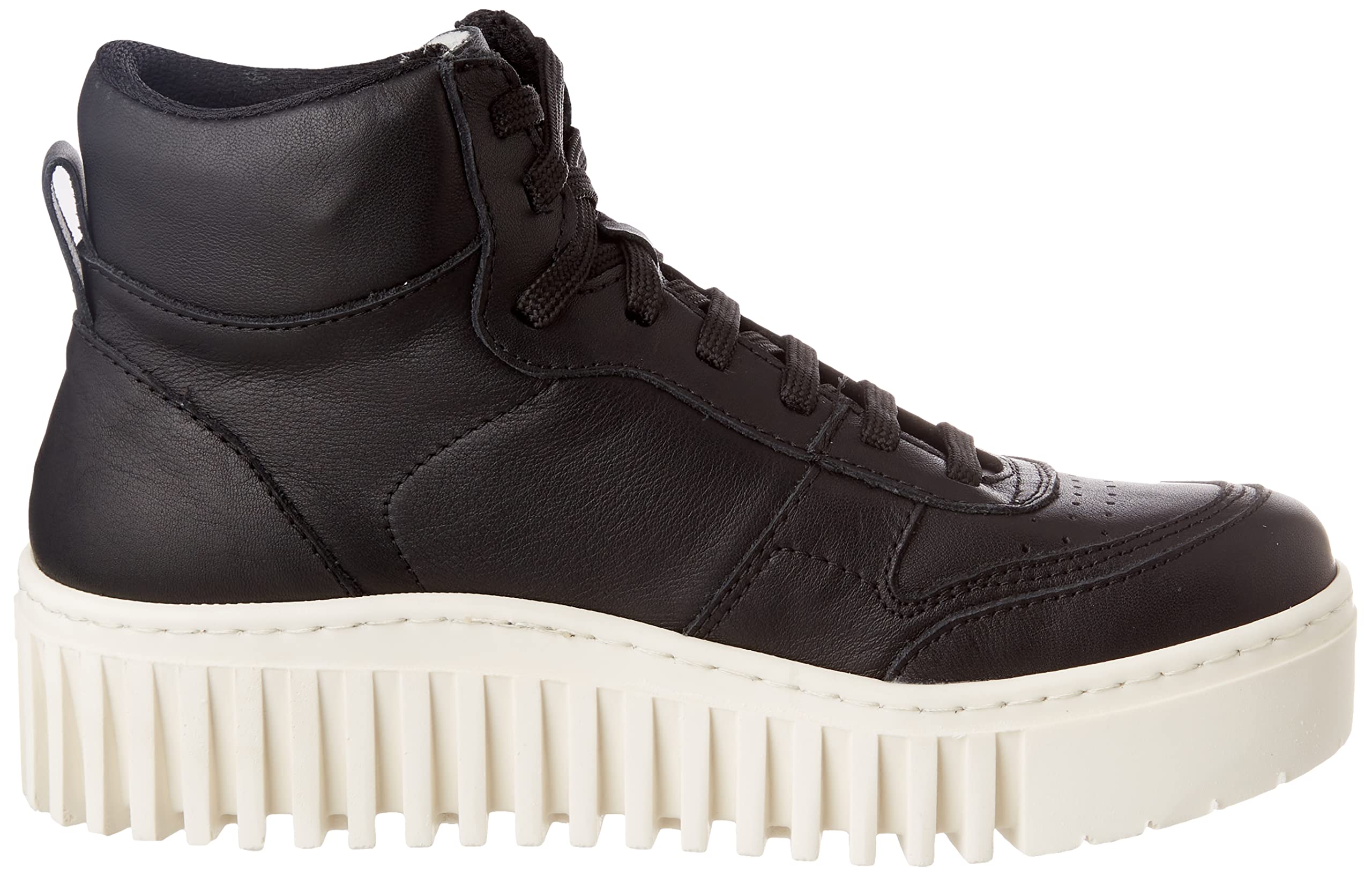 ART Brighton sneakers donna nero con plateau leggero