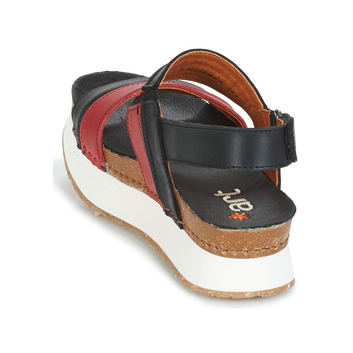 ART Mykonos sandali donna in pelle con piattaforma