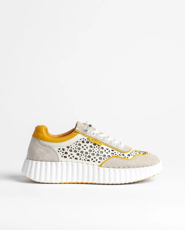 Yokono VANNA-100 sneakers donna arancioni traforate