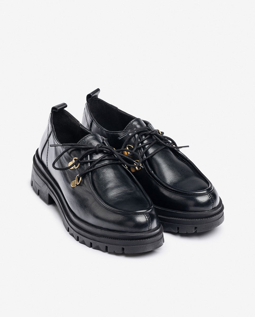 Yokono Lan-223 scarpe basse donna nero pelle