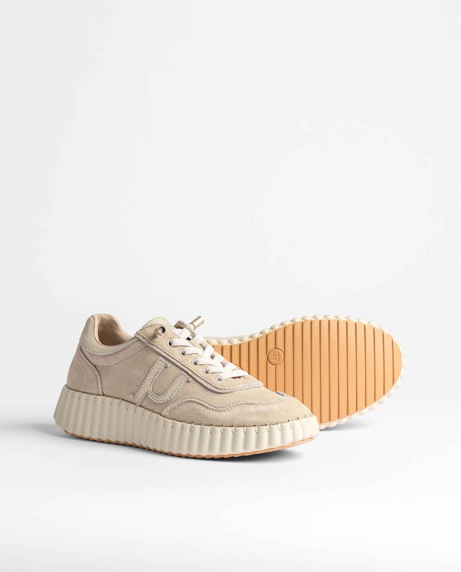 Yokono Vanna 105 sneakers donna dorato in pelle