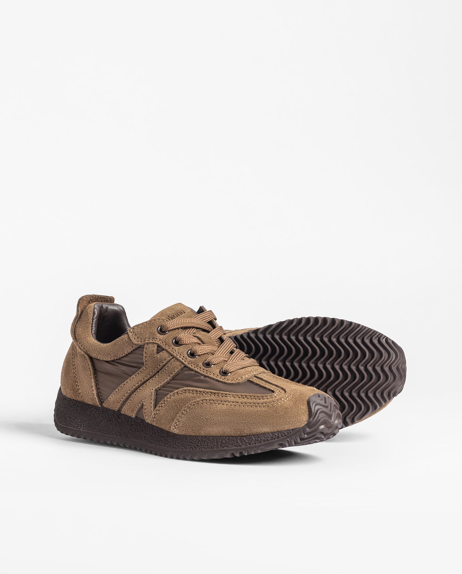 Yokono Guam 260 sneakers donna marroni in pelle
