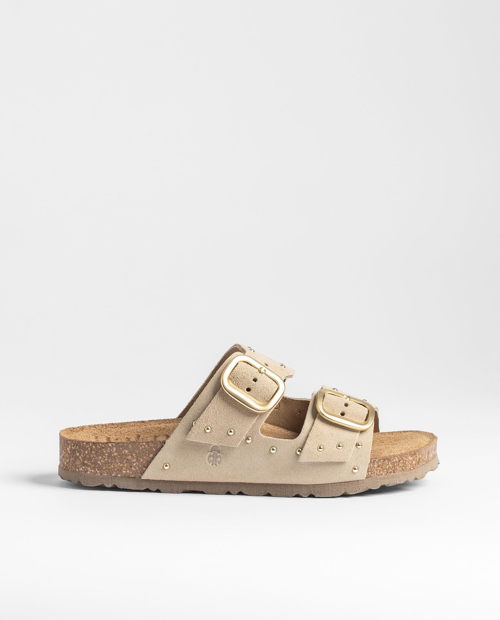 Yokono Jerba-265 sandali bassi donna beige in pelle