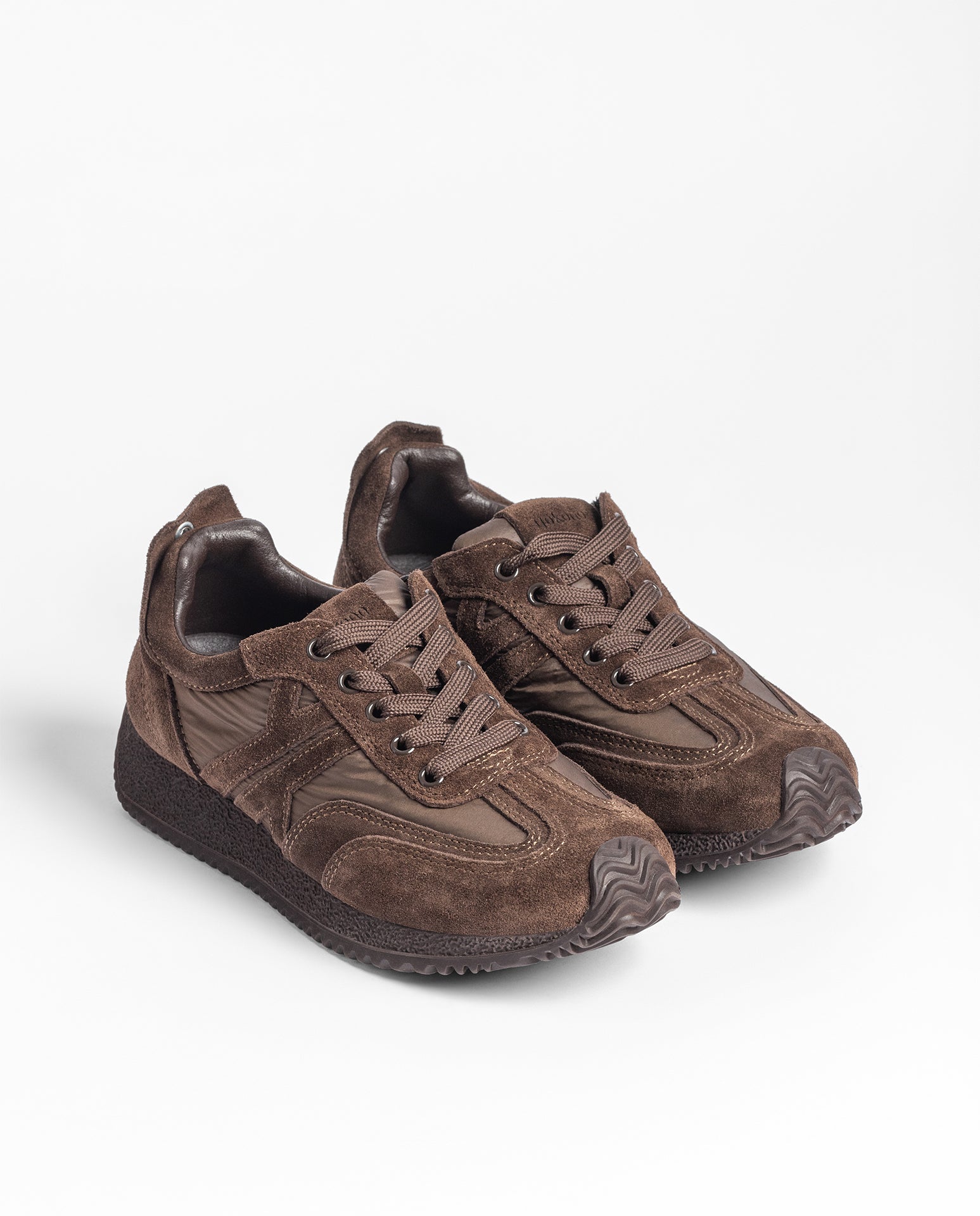 Yokono Guam 260 sneakers donna marrone scuro lacci
