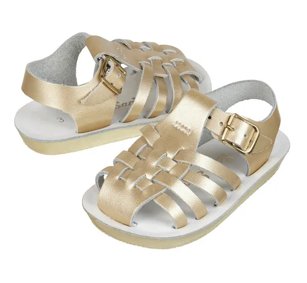 Salt-Water Sailor sandali bambino oro impermeabili