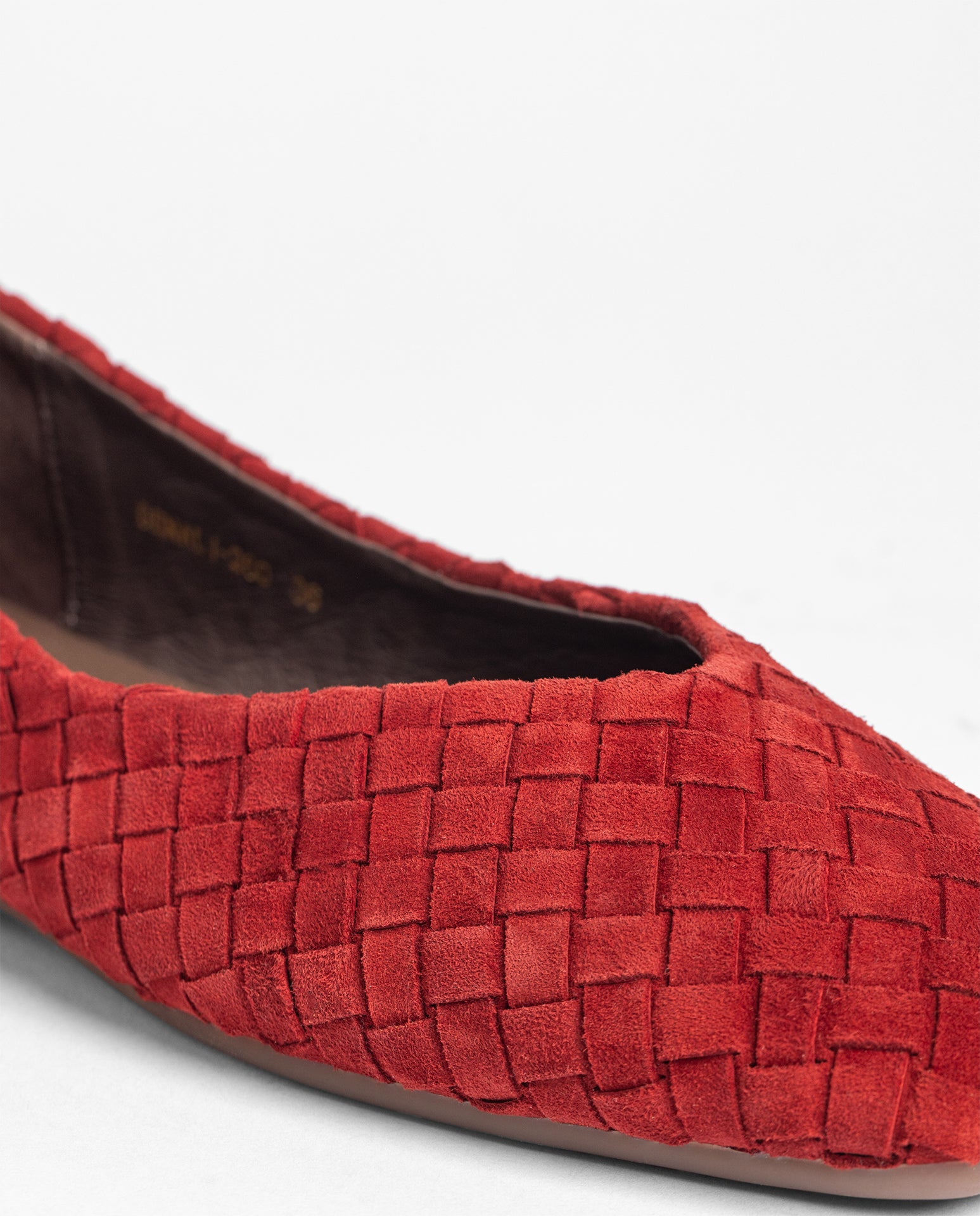 Yokono Denali-260 ballerine rosse in pelle EU 35-42