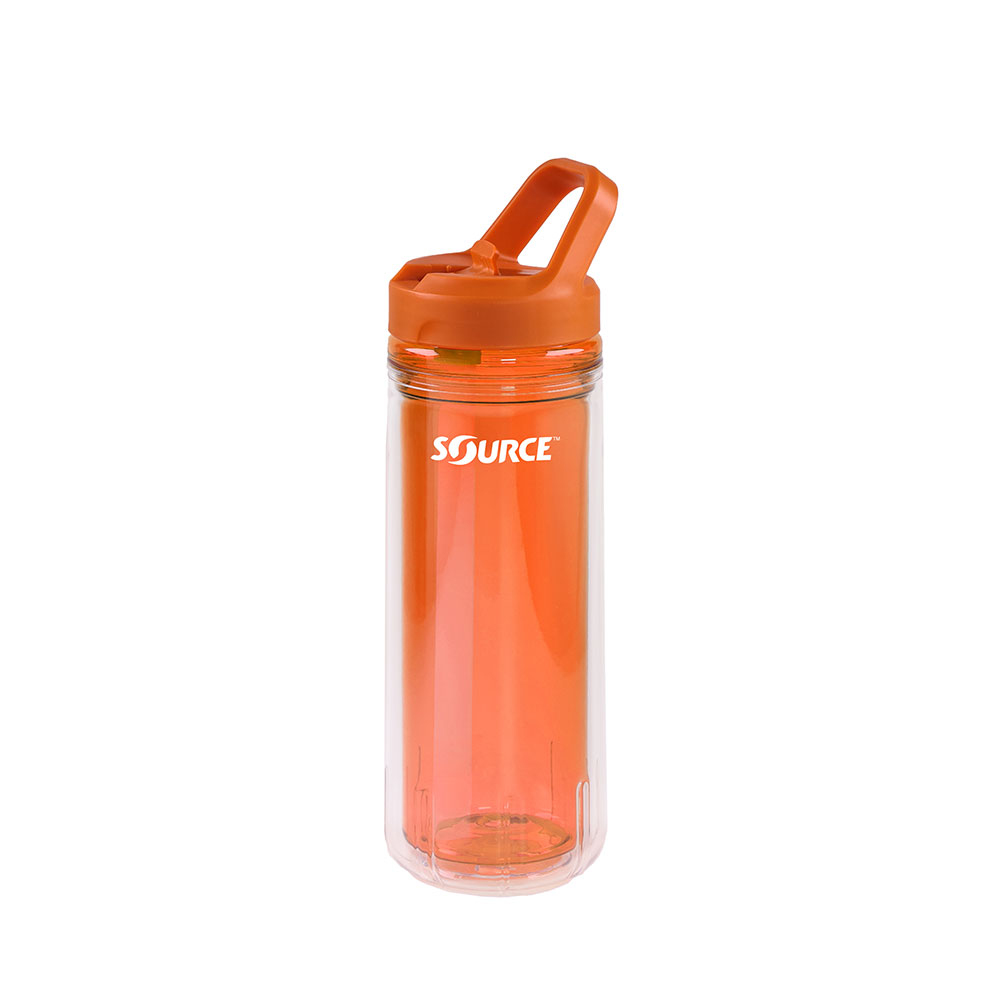 SOURCE Eco borraccia tritan con cannuccia 600ml
