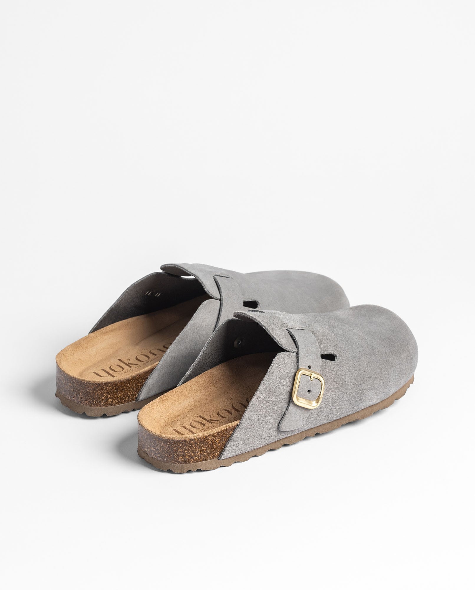 Yokono Zueco-699 zoccoli donna blu in camoscio
