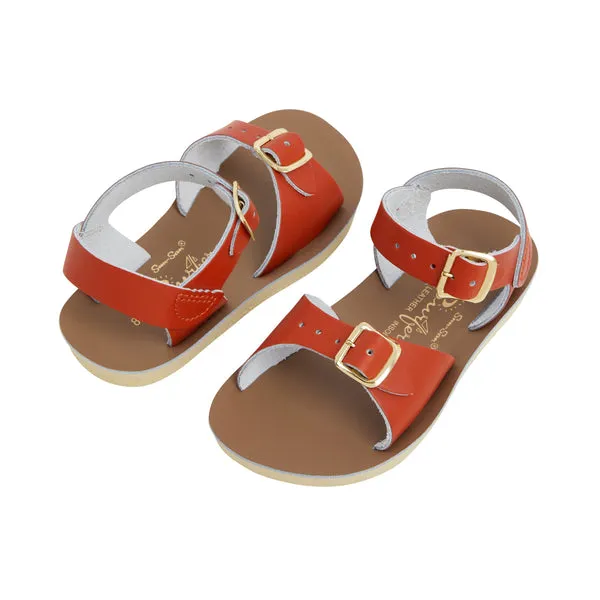 Salt-Water Surfer sandali bambino paprika in cuoio