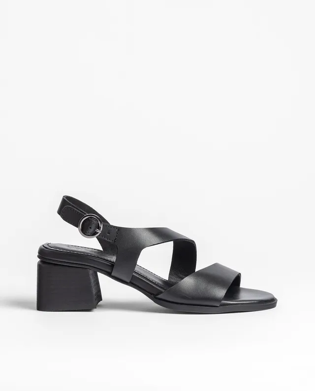 Yokono Goli 252 sandali con tacco donna neri in pelle