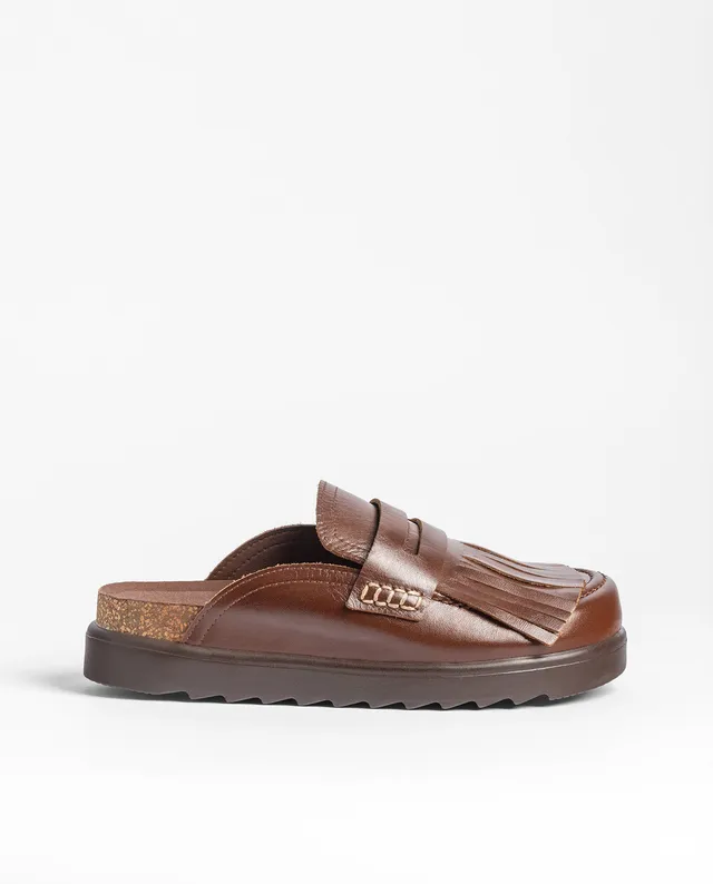 Yokono Tunez 656 zoccoli marrone cuoio EU 35-42